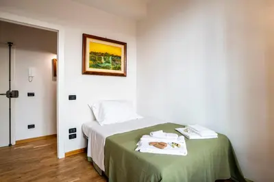 Letto o letti in una camera di 2br historic center, perfect for visiting Florence