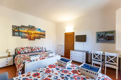 Letto o letti in una camera di La casa di Nonna Ida