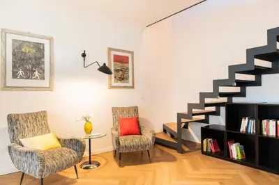 Area soggiorno di Palazzo Goggi Marcovaldi Design Apartment