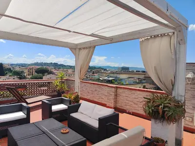 Balcone o terrazza di Panoramic Luxury Little Penthouse