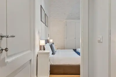 Letto o letti in una camera di Suites near Piazzale Michelangelo