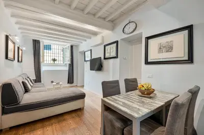 Letto o letti in una camera di Suites near Piazzale Michelangelo