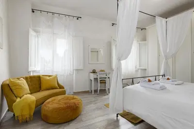 Letto o letti in una camera di Heart of Florence - with terrace