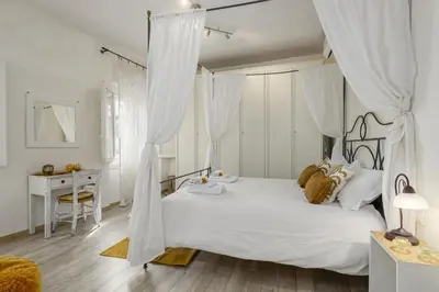 Letto o letti in una camera di Heart of Florence - with terrace