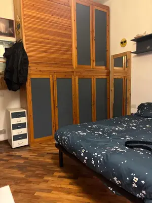 Letto o letti in una camera di Riccardo home