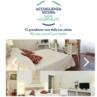 Letto o letti in una camera di Lucretia House