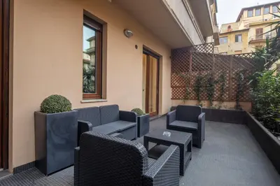 Area soggiorno di Santa Maria Novella Terraced Apartment