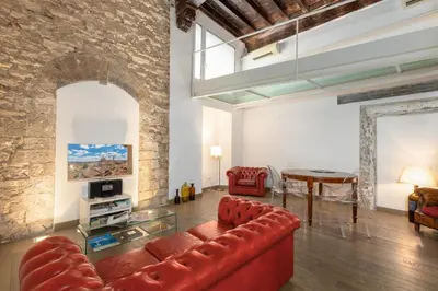 Area soggiorno di Love The Loft - LoveTheApartments