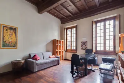 Area soggiorno di Tornabuoni Apartment