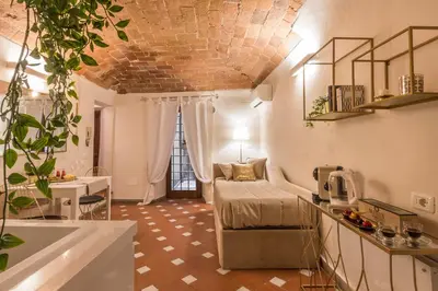Area soggiorno di Montebello New Apartment