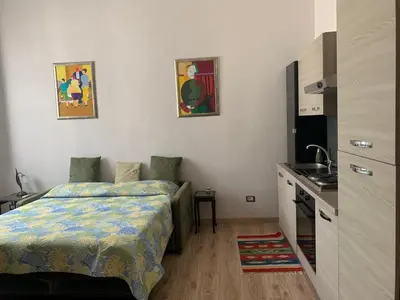Letto o letti in una camera di Appartamento Vittoria