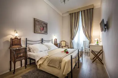 Letto o letti in una camera di Casa di Barbano