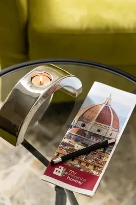 Area soggiorno di MyFlorenceHoliday Gold Bridge