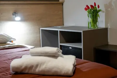 Letto o letti in una camera di La Rosa Di Firenze B&B