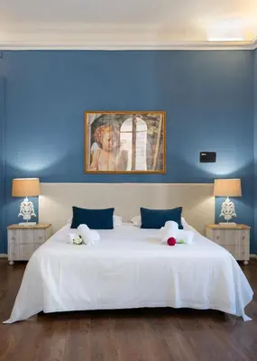 Letto o letti in una camera di Keys of Italy - Speziali 1 - Deluxe 2 bedroom flat nearby Piazza Repubblica