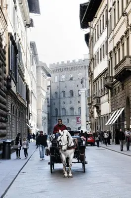 Vista generica su Firenze o vista sulla città dall'interno dell'appartamento