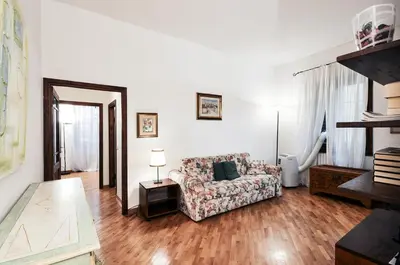 Area soggiorno di Uffizi Apartment 2