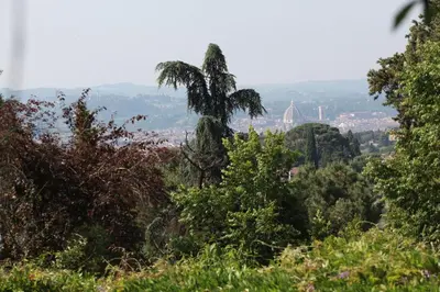 Paesaggio naturale nelle vicinanze della villa