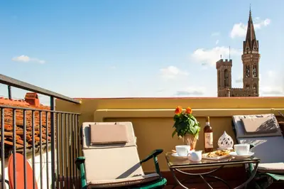 Balcone o terrazza di Casa di Dante-Roof Terrace