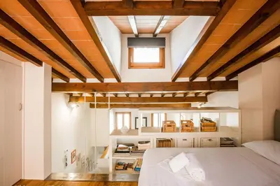 Letto o letti in una camera di Bohémienne Penthouse