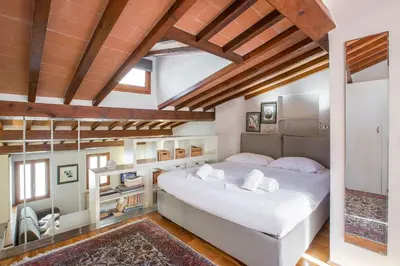 Letto o letti in una camera di Bohémienne Penthouse