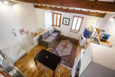 Area soggiorno di Bohémienne Penthouse