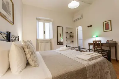 Letto o letti in una camera di Datini Apartment