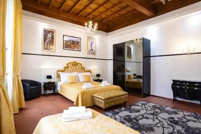 Letto o letti in una camera di Firenze Suite Servi
