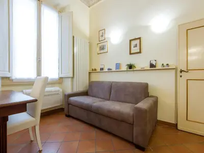 Area soggiorno di Apartments Florence - Alfani Michelangelo