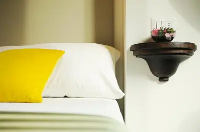 Letto o letti in una camera di B&B Isola d'Arno