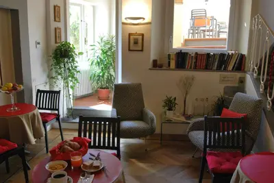 Area soggiorno di B&B Isola d'Arno