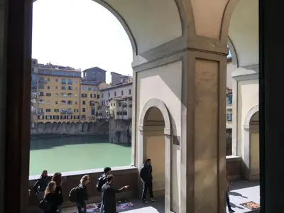 Vista sul fiume nelle vicinanze dell'affittacamere