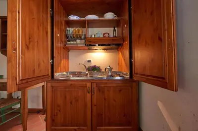 Cucina o angolo cottura di Castello di Cafaggio