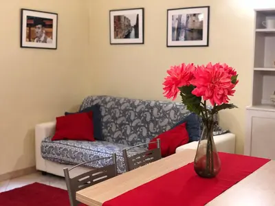 Area soggiorno di 3 Perle all'Accademia Apartments
