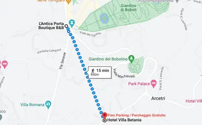 Planimetria di L'Antica Porta Boutique B&B
