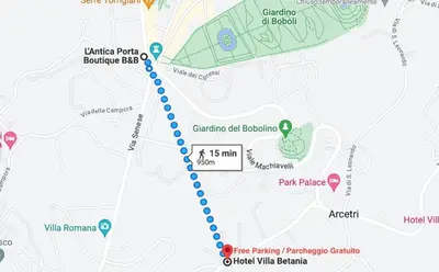 Planimetria di L'Antica Porta Boutique B&B