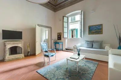 TV o dispositivi per l'intrattenimento presso Residenza D'Epoca Historia Luxury Boutique
