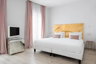 Letto o letti in una camera di Eurostars Florence Boutique