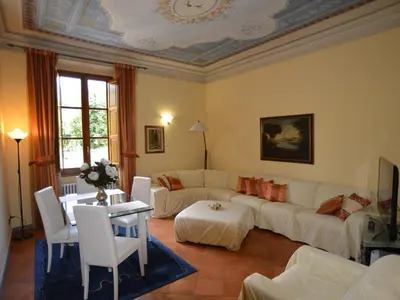 Area soggiorno di Suite Imperiale Florence
