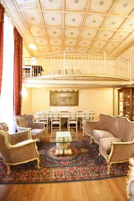 Area soggiorno di Italian Experience-Suite Medici