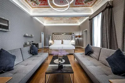 Area soggiorno di Martelli 6 Suite & Apartments
