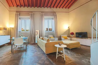 TV o dispositivi per l'intrattenimento presso Apartments Florence - Ricasoli Terrace