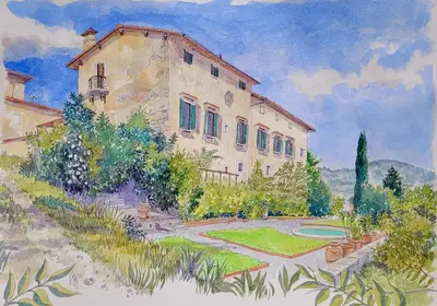Giardino di Medici Villa with Gardens 7 min from Florence