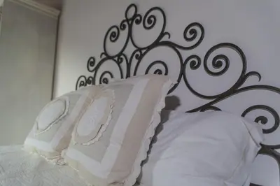Letto o letti in una camera di Borgo di Vezzano
