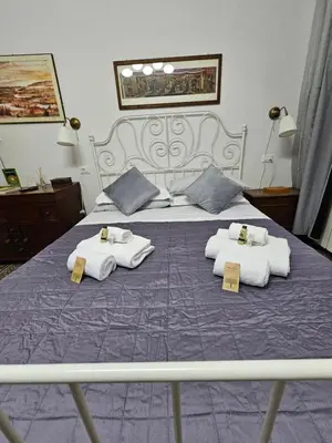 Letto o letti in una camera di Florence Signoria Apartment