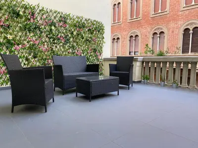 Area soggiorno di My Guest in Florence