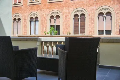 Area soggiorno di My Guest in Florence