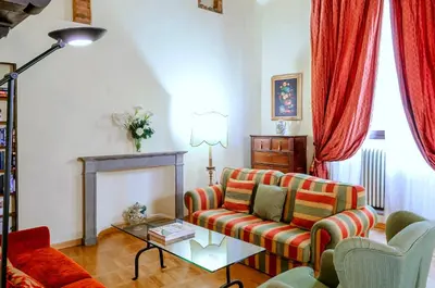 Area soggiorno di Corno Florentine Apartment