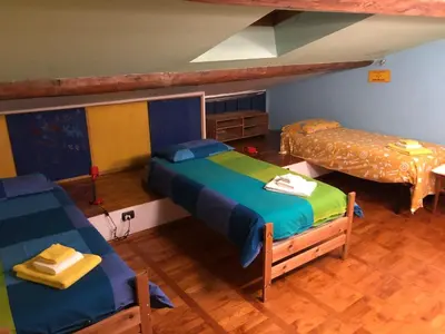 Letto o letti in una camera di Sotto Il Tetto di Sofia