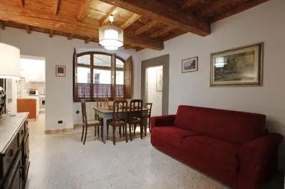 Area soggiorno di Brunelleschi Suite